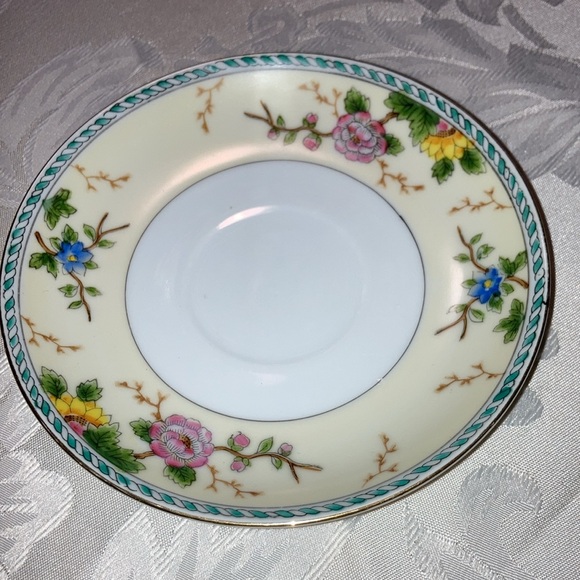 NORITAKE America pattern translucent porcelain cup/saucer $20 - Picture 3 of 8